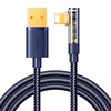 Kampinis kabelis prie USB-A / Lightning / 1.2 m Joyroom S-UL012A6 (mėlynas)