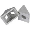 Grąžtas Oem Kampinis laikiklis 20x20mm M4 aliuminio profiliams 2020 - TSLOT, T-NUT, TNUT - 2x varžtai ir veržlės