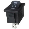 KCD1 svirtinis jungiklis - ĮJUNGIMO/IŠJUNGIMO/ĮJUNGIMO jungiklis - 230V - 3 kontaktų
