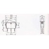 Oem KCD3-1 3 padėčių bistabilus svirties jungiklis IRS-103-3C – ON/OFF/ON 15A- 230V – 3 PIN