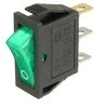 Oem KCD3-101N raktinis jungiklis – ON/OFF – 3 PIN – žalias