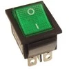 Oem KCD7 svirties jungiklis – žalias – ON/OFF jungiklis – 230V – 4 PIN
