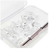 Oem Keičiamų nosies pagalvėlių rinkinys 6.7x13.1 mm akiniams - 5 poros - silikoninės nosies pagalvėlės - G14
