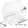 Oem Keičiamų nosies pagalvėlių rinkinys 6.7x13.1 mm akiniams - 5 poros - silikoninės nosies pagalvėlės - G14