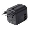 Kelioninis sieninis įkroviklis Choetech PD5008, 3xUSB-A, 1xUSB-C, GaN, 30W (juodas)