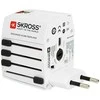 Kelioninis tinklo adapteris 230V 2.5A, 2x USB MUV kištukai AU/CN/UK/US/IT - lizdai EU/AU/UK/US (be įžeminimo) SKROSS