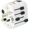 Kelioninis tinklo adapteris 230V 7A PRO kištukai AU/CN/UK/US/IT - lizdas EU SKROSS
