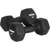 Hantelki HEX 2x7kg neopreno ketaus hanteliai, REBEL ACTIVE