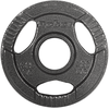 Ketaus olimpinių svarmenų rinkinys 4 x 1.25 kg, 51 mm skylė, plokštelė su rankenomis, REBEL ACTIVE