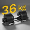 Ketaus reguliuojamo svorio automatinis hantelis, 36 kg, 1kg žingsniai, REBEL ACTIVE