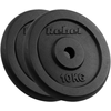 Ketaus svarelių rinkinys 2x10kg, skylė 31mm, klasikinė plokštė, REBEL ACTIVE