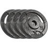 Ketaus svarelių rinkinys 4x2.5kg, skylė 31mm, plokštė su rankenomis, REBEL ACTIVE