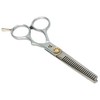 Hairdressing scissors for shading deglossing