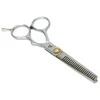 Hairdressing scissors for shading deglossing