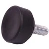 Oem Kojelė su jungtimi 16x14mm juoda - baldų kojelė M6 - reguliuojama koja baldams