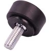 Oem Kojelė su jungtimi 16x14mm juoda - baldų kojelė M6 - reguliuojama koja baldams