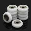 Oem Kreipiantis ratas 5x21.5x7mm - ašis 5mm - nailoniniai - guoliai - 3D spausdintuvams ir mašinoms.