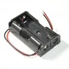 Oem Krepšelis 2xAA baterijoms (R6 1.5V) - krepšelis su laidais