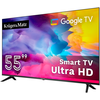 Televizorius Kruger &amp; Matz 55" UHD Google TV DVB-T2/T/C H.265 HEVC TV