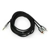Kruger &amp; Matz AUX 3.5mm - 2x RCA 3m Juodas