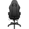 Kruger & Matz GX-150 žaidimų kėdė, juoda, LED, 7 taškų masažas