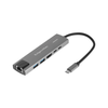 Kruger &amp; Matz Šakotuvas HUB USB C HDMI 2x USB3.0 2x USB C RJ45