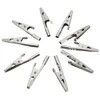 Oem Laboratorinė krokodilo jungtis 51mm - neizoliuotas spaustukas - 10 vnt