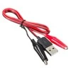 Oem Laidai Krokodilai į USB Kištuką - 50cm