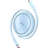Laidas iš USB-C į USB-C Baseus Free2Draw, PD, 100 W, 1 m (mėlynas)