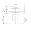 Oem Laido jungiklis - juodas - loop-through - ON/OFF - lempos jungiklis