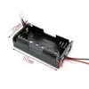Oem Laikiklis baterijoms 2xAA (R6 1.5V) su perjungimo jungikliu - laikiklis su laidais