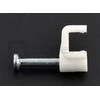 Blow Oem Laikiklių rinkinys plokštiems kabeliams 4 / 4mm - baltas - 100vnt