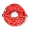 LANBERG patchcord cat.6 30m FTP raudona