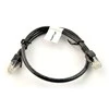 Lanberg Ethernet Patchcord laidas UTP 6 0.5m - juodas