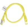 Lanberg Ethernet Patchcord S/FTP 6a 0.5 m geltonas