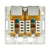 LANBERG OS5-0002-W FTP Data Box 2 prievadų RJ45 ekranuotas kat. 5E