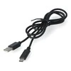 LANBERG CA-USBO-10CC-0010-BK kabelis USB 2.0 Type-C M -AM 1m juodas