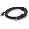 LANBERG CA-USBA-11CC-0030-BK laidas USB 2.0 AM-BM su feritu 3m juodas