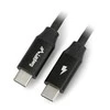 LANBERG USB-C M/M 2.0 laidas 1.8m Quick Charge 4.0 juodas