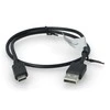 LANBERG CA-USBO-10CU-0005-BK laidas USB-C M A M 2.0 0.5M Juodas