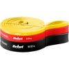 Latekso mankštos juostų rinkinys - Power Band PLs-1, 4-32 kg, 3 juostos, REBEL ACTIVE