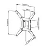 Laikiklis ART RAMT AR-58 Holder AR-58 to TV LCD juodas 22-32 20KG VESA