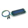LCD1602 I2C ekranas 2x16 simbolių, spalvotas, RGB apšvietimas, Waveshare 19537