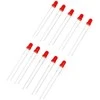 LED 3mm raudonas - 10 vnt - JustPi