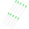 LED 3mm žalias - 10 vnt - JustPi