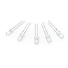 Oem LED 5mm baltas cool skaidrus - 5 vnt
