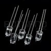Oem LED 5mm baltas cool skaidrus - 5 vnt