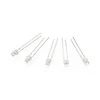 Oem LED diodas 3mm, mirksi mėlynai, skaidrus - 5 vnt