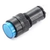 Oem LED indikatorius 12V DC - 12mm - mėlynas