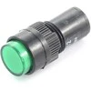Oem LED indikatorius 230V AC - 12mm - žalias